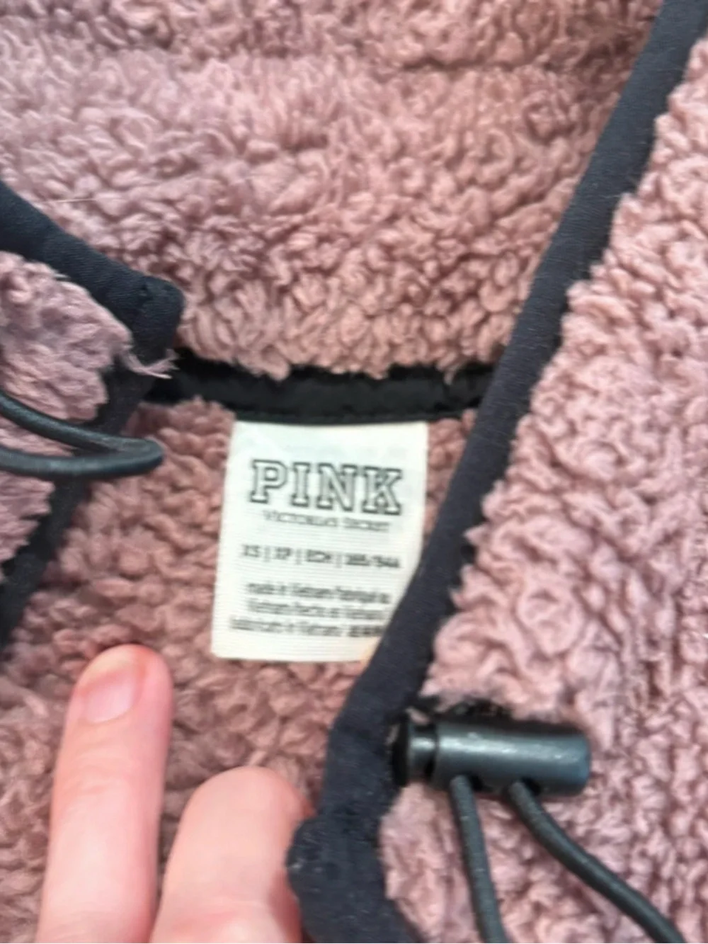 PINK Victoria's Secret Men's Plush Half-Zip Sweater - Mauve